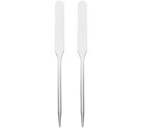 JOINPAYA Spatule en Acier Inoxydable 16 CM pour Maquillage, Outil Mélangeur Multifonction Surface Lisse, pour Fond de Teint et Palette Cosmétique
