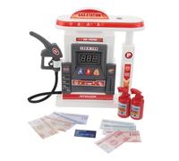 JOINPAYA Station-Service Simulation Interactive avec Paiement par Carte pour Garçon Fille Modèle Mini Station Essence Éducatif pour Apprentissage des Concepts Financiers et Compétences