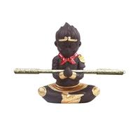 JOINPAYA Statue du Roi Singe, Figure Légendaire de Wukong en Argile Violette, Décor D'aquarium Bureau, Base Stable, Style, pour Aquarium Betta et Mini Jardin Bouddha