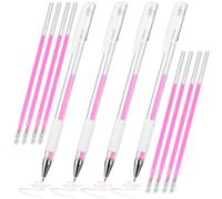 JOINPAYA Stylo à Sourcils pour Tatouage Rose Lot de 4 Set de Stylos 8 Recharges Encre Fluide et Précise pour Cartographie Sourcils Outil de Maquillage Professionnel pour Microblading