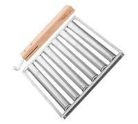 JOINPAYA Support à Saucisses Acier Inoxydable à Barbecue Compact pour Camping Équipement de Cuisson Aux Températures
