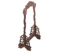 JOINPAYA Support de Bracelet et Collier en Bois, Présentoir Suspendu Double Dragon pour Pendentifs en Jade, Organiseur pour Rangement Sécurisé au Bureau Vitrine