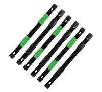 JOINPAYA Support de Douilles et Gain de Place pour Voiture 6 Pièces en Plastique Pp avec 86 Clips, Rangement Sécurisé pour 12 à 16 Douilles, pour Boîte à Outils Portable