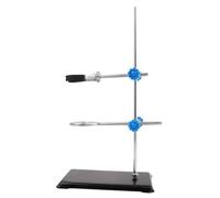 JOINPAYA Support de Laboratoire Portable 30 Cm, Mini Rack Métallique Compact pour Équipement de Laboratoire Chimie, Accessoire Pratique pour Expérimentations