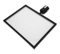 JOINPAYA Support de Panneau sur Poteau Métallique A3 Noir Horizontal Sangle Rétractable Porte-Panneau pour Gestion de Foule Barrière de File D’Attente Signalétique Aéroport Affichage