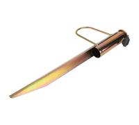 JOINPAYA Support de Parasol de Plage en Fer Or, Pied Robuste pour Sable ou Sol, Maintien Vertical, Compatible Diamètre 25-32mm, pour Ombrelle Soleil Extérieur