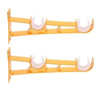 JOINPAYA Support de Tringle à Rideaux Double en Aluminium, Installation Facile, pour Différents Types de Rideaux et Tringles, 1 Paire pour Fixation Murale