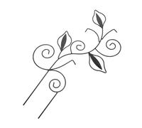 JOINPAYA Support Métallique pour Plantes Grimpantes Intérieur Treillis Design Élégant Facile à Installer Petit Support pour Pots et Jardin Croissance Verticale Optimisée