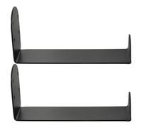 JOINPAYA Support Mural pour Snowboard en Métal, Lot de 2 Supports de Rangement Étagère Murale pour Ski, Snowboard et Planches de Surf, Garage et Rangement Intérieur, Robuste et Gain