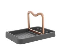 JOINPAYA Support pour Cuillère avec Design Simple et Élégant et Couvercle de Casserole en Plastique Solution Gain de Place pour Ustensiles Cuisine Comptoir de