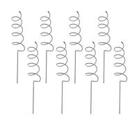 JOINPAYA Support Robuste en Fer Résistant à l'usure pour Plantes Grimpantes 8 Pièces Tuteur Spirale Protection Optimale Croissance des Plantes pour Jardin et Intérieur
