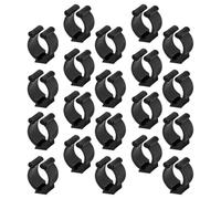 JOINPAYA Supports Muraux 20 Pièces Clips pour Queues de Billard et à Pêche, Installation Murale Pratique pour Espaces de Loisirs et Ateliers