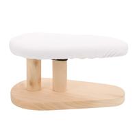 JOINPAYA Table à Repasser à Manches en Bois Massif Multifonction, Planche Incurvée Rembourrée pour Repassage Précis de Chemises et Vêtements, Accessoire Maison pour Centrale Vapeur,