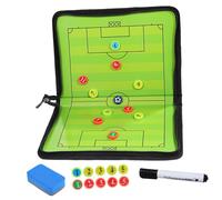 JOINPAYA Tableau de Football Magnétique Portable PU et PVC avec Marqueur et Effaceur pour Entraînement et Matchs de Football