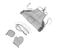 JOINPAYA Tablier de Chef pour Garçon Fille Kit de Cuisine pour Filles et Garçons Accessoires de Jeu de Rôle Stimule la Motricité et Imagination