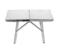 JOINPAYA Tabouret de Charge en Acier et Pliant de Léger Camping Inoxydable Robuste, Capacité 220lbs, Portable pour Travail et Pêche, pour Voyages et Activités Extérieures