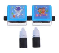 JOINPAYA Tampon à Rouleaux Mathématiques pour Garçon et Filles - 4 Sets - Outil Pédagogique Numérique Compact pour Exercices D’arithmétique Interactifs et Entraînement Scolaire