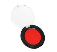 JOINPAYA Tampon Encreur Rond Portable Rouge Cœur en PVC Mini Tampon Encreur pour Documents et Signatures Encre à Base D’Huile pour Usage Bureautique et Comptable Compact et Facile à