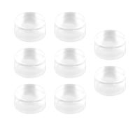JOINPAYA Tampons et Transfert D'images sur Ongles pour Manucure Artistique en Silicone Transparent 8 Pièces 2,8 Cm Légers pour Manucure DIY à Domicile