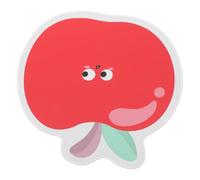 JOINPAYA Tapis de Souris Bureau de Pomme Kawaii, Base Antidérapante en Caoutchouc, Bords Cousus Renforcés, Surface Lisse pour Jeux et Travail, Accessoire de Bureau Amusant et Fonctionnel