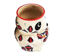 JOINPAYA Tasse à Cocktail Tiki Panda en Céramique 480 Ml, Mug Créatif Coloré pour Bar et Fête Hawaïenne, Verre Original pour Boissons Alcoolisées et Non Alcoolisées, Accessoire de Maison