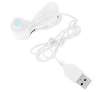 JOINPAYA Télécommande Automatique pour Téléphone Écran Abs Blanc, Fréquence Réglable 3 Vitesses, Clic USB Pratique pour Diffusion en Direct et Streaming Radio