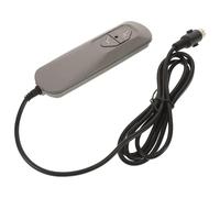 JOINPAYA Télécommande Double Bouton pour Fauteuil Releveur Électrique Argenté en Plastique Contrôleur Manuel et pour Canapé Relax Électrique Fauteuil Réglable