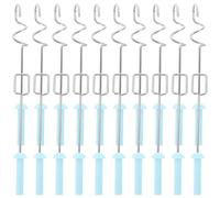 JOINPAYA Têtes de Mélangeur de Pigments Électriques en Acier Inoxydable Lot de 20 Têtes pour Gouache Peinture et Maquillage Liquide Accessoires de Mélange Efficaces et Couleur Aléatoire