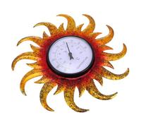 JOINPAYA Thermomètre Mural Extérieur Étanche Haute Précision Décoratif Forme Soleil pour Intérieur et Extérieur Maison Bureau Balcon