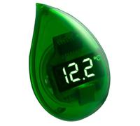 JOINPAYA Thermomètre Numérique pour Aquarium LED Mini Vert Dispositif de Mesure de Température Haute Précision Adapté aux Petits Aquariums et Bassins Capteur Électronique pour Eau Douce