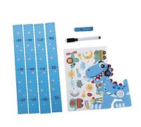 JOINPAYA Toise Murale Amovible Pour Garçon Fille Autocollants Cartoons Animaux Règle De Hauteur Magnétique Décoration Colorée Pour Chambre Garçon Fille