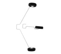 JOINPAYA Train d'Atterrissage Télécommandé en Plastique et Alliage Accessoire de Remplacement pour Avion Rc Installation Facile et Solide Compatible Hélicoptères Télécommandés