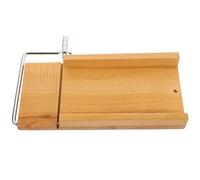 JOINPAYA Trancheuse à Fromage pour Couper le Fromage Manuelle en Acier Inoxydable et Bois avec Fil, Facile à Utiliser et Autres Aliments Cuisine