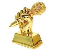 JOINPAYA Trophée Microphone pour Compétitions De Chant Prix Honneur pour Garçon Fille Trophée De Participation Créatif pour Écoles Et Fêtes