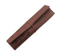 JOINPAYA Trousse à Pinceaux en Feutrine Motif Fleur de Prunier Ajouré, Étui à Stylos Calligraphie Rouleau, Pochette de Rangement Polyvalente pour Artistes et Étudiants, Organisation Bureau