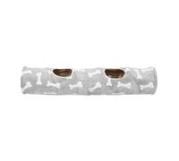 JOINPAYA Tunnel Pliable pour Chat Intérieur à 2 Trous avec Balle en Peluche Tunnel Interactif Souple Motif Os D’Exploration et Divertissement pour Chatons pour Petits Animaux