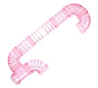 JOINPAYA Tuyau Extensible Plastique Rose pour Hamster et Cobaye, Tunnel de Connexion DIY pour Labyrinthe, Accessoire Sécurisé pour Agrandir Cage Rongeurs et Habitat Petits Animaux
