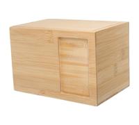 JOINPAYA Urne pour Animaux en Bois Cadre Photo, Boîte Funéraire Compartiment pour Cendres de Chien et Chat, Modèle Grand Format à Couvercle Rabattable pour Souvenirs Éternels