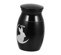 JOINPAYA Urne pour Cendres De Lapin Métal Urne Funéraire Souvenir pour Animaux Disparus Compacte Et Facile à Ranger