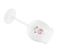 JOINPAYA Verre à Vin Ballon en Cristal Rose 300 Ml, Verre à Boissons Décoratif, Gobelet à Vin pour Bar et Maison, pour Soirées et Présents