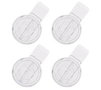 JOINPAYA Verrous de Porte Installation Simple en Acrylique Transparent Lot de 4 Bloque L'accès aux Portes Domestiques pour Sécurité Bébé et Animaux