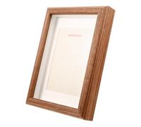 JOINPAYA Vitrine à Médailles 7 Pouces Café Porte-Photo et Cadre de Médaille de Marathon Présentoir de Bureau Étui Solide Cadre Photo pour Maison et Exposition de Souvenirs