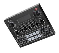 JOINPAYA Voice Changer Portable External Sound Card With Custom Effects And Special Effects Dsp Audio Mixer For Phone And Laptop Live Streaming Couleur Aléatoire Couleur Aléatoire