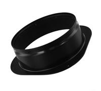Joint à bride carré à rond en plastique avec extérieur lisse conçu pour être fixé au mur pour les conduits de ventilation afin d'améliorer la circulation de l'air intérieur et la connexion des