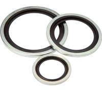 Joint à collage hydraulique M48 en acier/FKM 48,4x58,6x2,5 mm