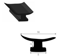 Joint à lèvres pour coulisse volet roulant - Bubendorff 255017