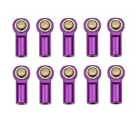 Joint à rotule d'extrémité de biellette direction en aluminium, adapté pour voiture RC 1/10 SCX10 D90 D110 Tamiya racing(Purple)