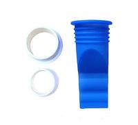 Joint anti-refoulement de sol de douche - Joint de siphon sans eau avec 2 anneaux de réduction - Anneau d'étanchéité en silicone - Valve de vidange unidirectionnelle