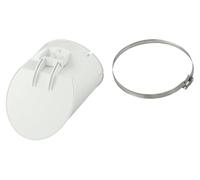 Joint anti-refoulement en PVC 160 avec couvercle à clapet amovible for raccord de tuyau de drainage et goulottes en plastique(75mm)