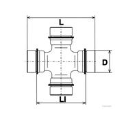 Joint, arbre longitudinal HERTH+BUSS JAKOPARTS J2925000